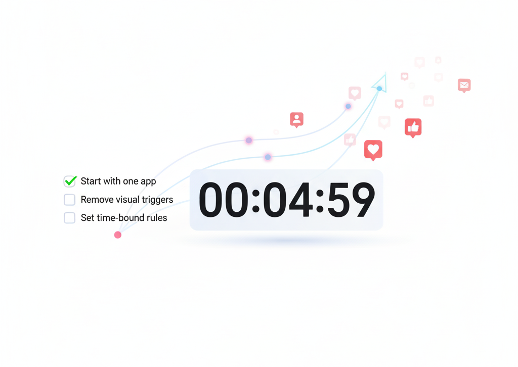 small checklist showing one completed micro-task ticked off