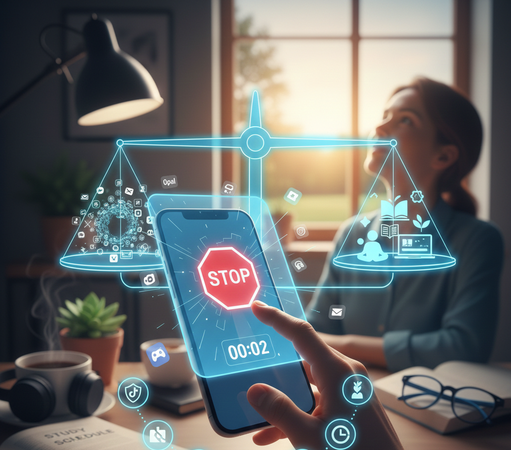Balancing digital usage with life.
