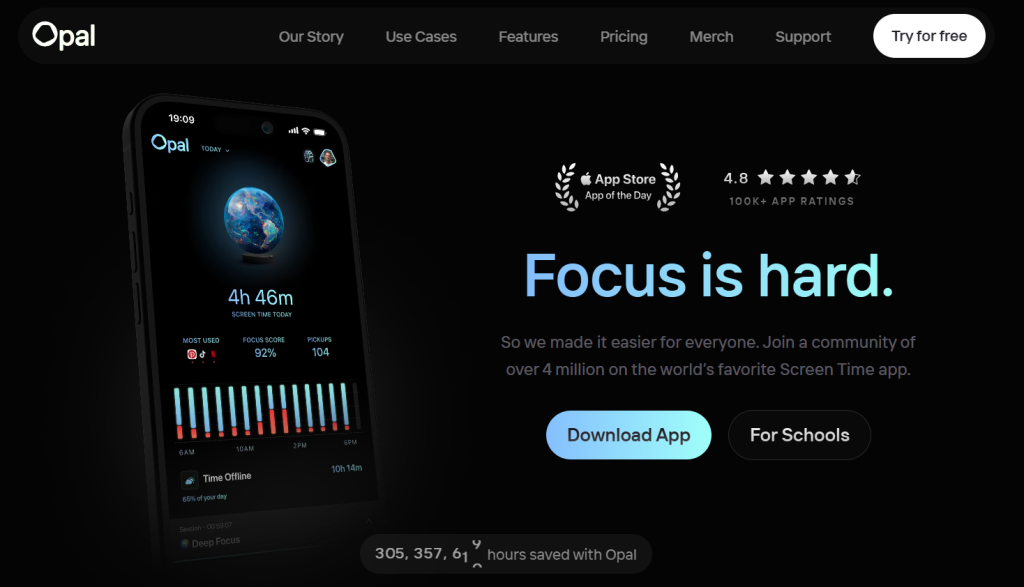 opal home page