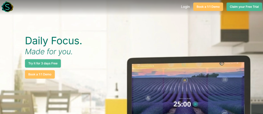 Centered Homepage