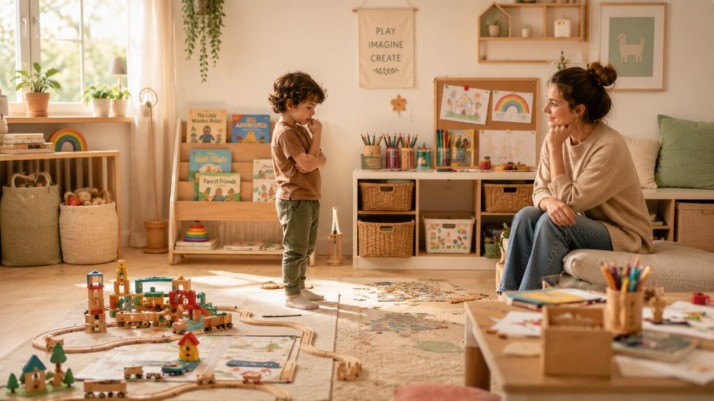 Instant entertainment versus imaginative play
